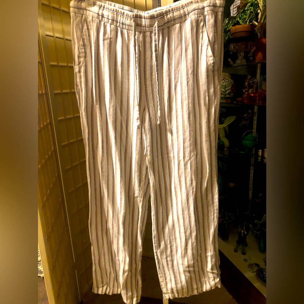Pants by Old Navy, Large, Loose fitting, Linen/Rayon mix
